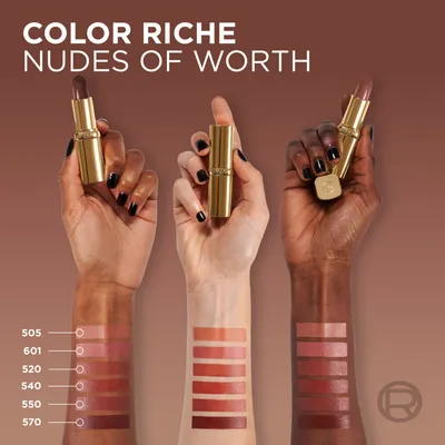 Loreal Paris Color Riche Nude Intense Lipstick Ruj 505