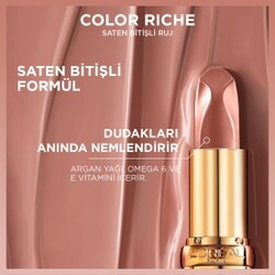 Loreal Paris Color Riche Nude Intense Lipstcik Ruj 520 Nude Defiant - 3