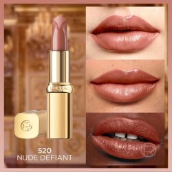 Loreal Paris Color Riche Saten Bitişli Ruj - 520 Nude Defiant - 3