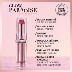 Loreal Paris Glow Paradise Balm-in-Lipstick - Işıltı Veren Ruj 642 Beige Eden - 4