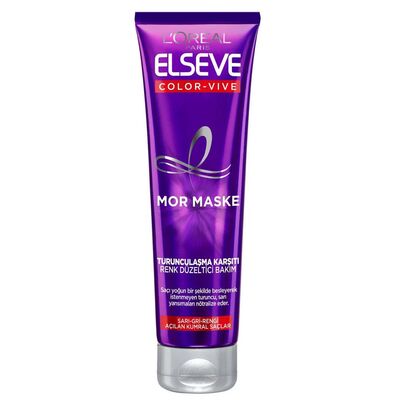 Elseve Color Vive Turunculaşma Karşıtı Renk Düzeltici Mor Maske 150 ml