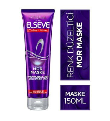 Elseve Color Vive Turunculaşma Karşıtı Renk Düzeltici Mor Maske 150 ml