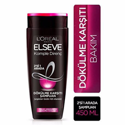 Elseve - Elseve Komple Direnç Dökülme Karşıtı Şampuan 2'si 1 Arada 450 ml