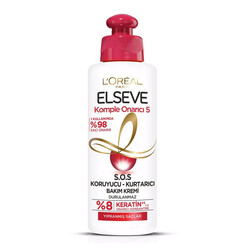 Elseve - Elseve Komple Onarıcı 5 S.O.S Koruyucu Kurtarıcı Saç Bakım Kremi 200 ml