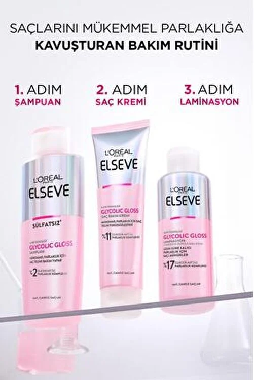 Elseve Glycolic Gloss Saç Kremi 150 ml - Thumbnail