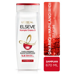 Elseve - Elseve Komple Onarıcı 5 Yapılandırıcı Bakım Şampuanı 670 ml