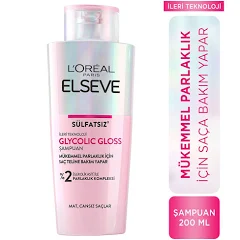 Elseve - Elseve Glycolic Gloss Sülfatsız Şampuan 200 ml