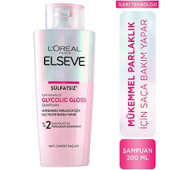 Elseve Glycolic Gloss Sülfatsız Şampuan 200 ml - Thumbnail