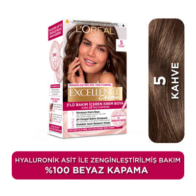 L’Oréal Paris Excellence Creme Saç Boyası 5 Kahve - 1