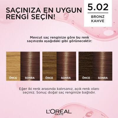 Loreal Paris Excellence Creme Saç Boyası 5.02 Bronz Kahve - 3