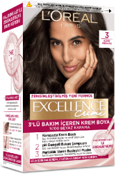 Loreal Paris Excellence Creme Saç Boyası 3 Koyu Kestane - Excellence