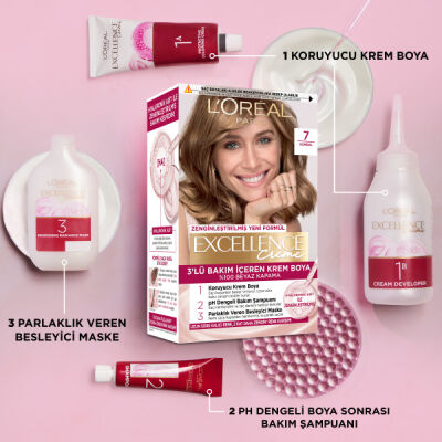 Loreal Paris Excellence Creme Saç Boyası 5.3 Koyu Karamel - 3