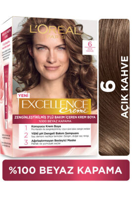 Loreal Excellence Creme 6 Açık Kahve - 1