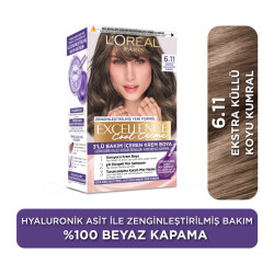 Loreal Paris Excellence Cool Creme Saç Boyası 6.11 Ekstra Küllü Koyu Kumra - Excellence