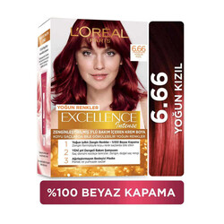 L'Oréal Paris Excellence Intense Saç Boyası 6.66 Yoğun Kızıl - Excellence