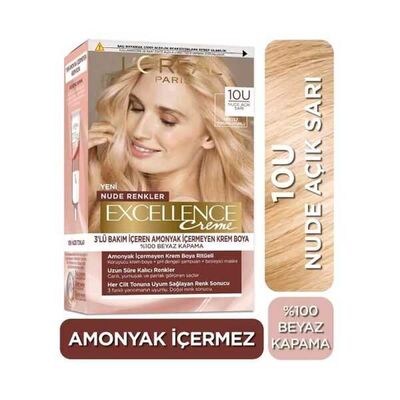 L'Oréal Paris Excellence Creme Nude Renkler 10U Açık Sarı - 1