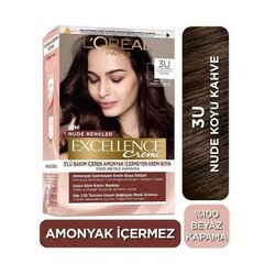 Excellence - L'Oréal Paris Excellence Creme Nude Renkler 3U Koyu Kahve