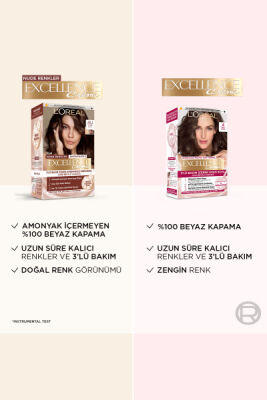 L’Oréal Paris Excellence Creme Saç Boyası 4U Nude Kahve - 5