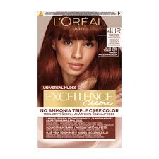 Loreal Paris Excellence Creme Saç Boyası 4UR Nude Koyu Kızıl - Excellence