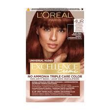 Loreal Paris Excellence Creme Saç Boyası 4UR Nude Koyu Kızıl - 1