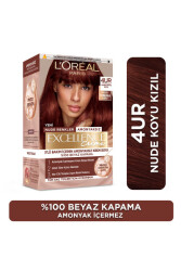 Loreal Paris Excellence Creme Saç Boyası 4UR Nude Koyu Kızıl - Excellence