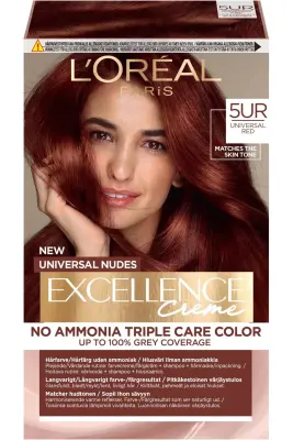 Loreal Paris Excellence Creme Saç Boyası 5UR Nude Kızıl - 1