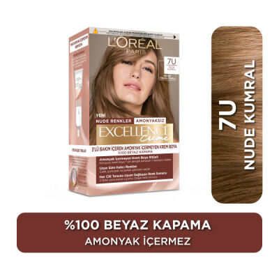 L'Oréal Paris Excellence Creme Nude Renkler 7U Nude Kumral - 1