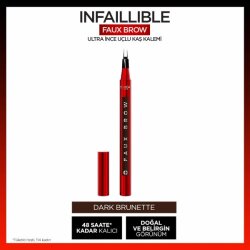 Loreal Paris Infaillible Faux Brow Ultra İnce Uçlu Kaş Kalemi - Dark Brunette - 2