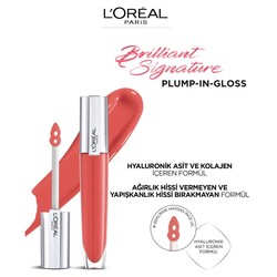 L'Oreal Paris Rouge Signature Plumping Dudak Parlatıcısı Likit Ruj 410 - Thumbnail