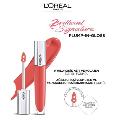 L'Oreal Paris Rouge Signature Plumping Dudak Parlatıcısı Likit Ruj 410