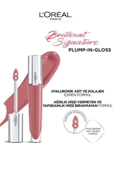 L'Oreal Paris Rouge Signature Plumping Dudak Parlatıcısı Likit Ruj 412 - Thumbnail