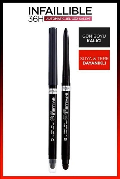 L'Oreal Paris Infaillable Automatic Jel Eyeliner 001 - Thumbnail