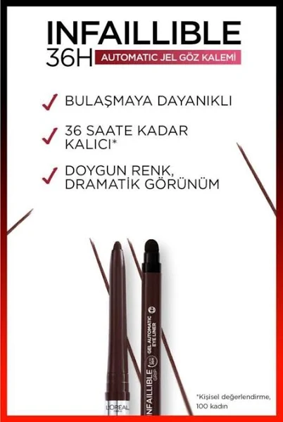 Loreal Paris Infaillable Gel Automatic Eyeliner 004 - Thumbnail