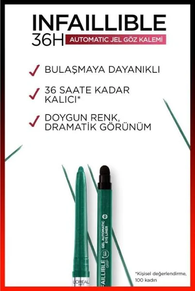 L'Oreal Paris Infaillable Automatic Jel Eyeliner 008 - 2