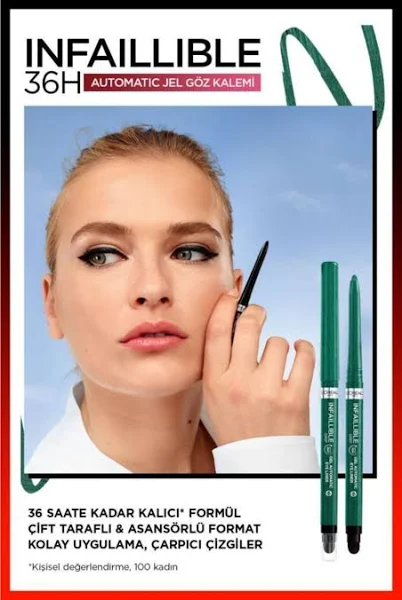 L'Oreal Paris Infaillable Automatic Jel Eyeliner 008 - Thumbnail