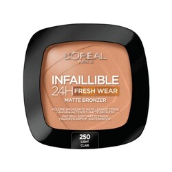 Loreal Paris - Loreal Paris Infaillible 24h Fresh Wear Matte Bronzer Bronzlaştırıcı Pudra 250 Light