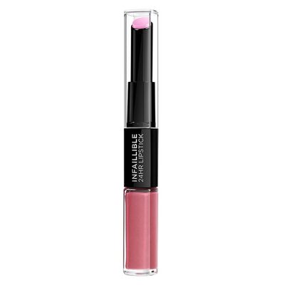 L'Oréal Paris Infaillible 2-Step 24 Saat Kalıcı Likit Ruj & Balm - 213 Toujours Teaberry - 1