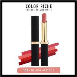 Loreal Paris Intense Volume Matte Lipstick Ruj 103 Blush Audace - 2