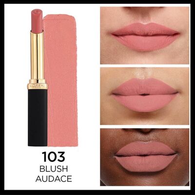 Loreal Paris Intense Volume Matte Lipstick Ruj 103 Blush Audace - 3