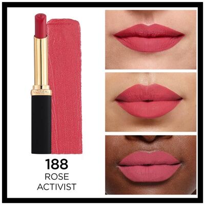 Loreal Paris Intense Volume Matte Lipstick Ruj 188 Rose Activist - 3
