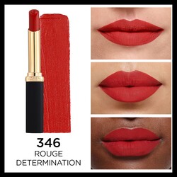 Loreal Paris Intense Volume Matte Lipstick Ruj 346 Rouge Determination - Thumbnail