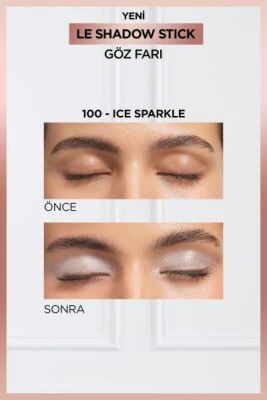 Loreal Paris Le Shadow Stick Göz Farı - 100 Ice Sparkle - 3