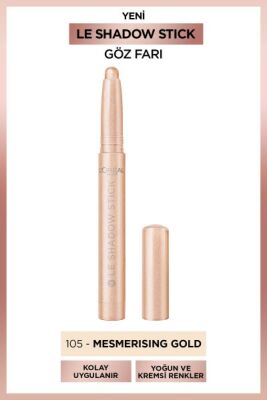 Loreal Paris Le Shadow Stick Göz Farı - 105 Mesmerizing Gold - 2