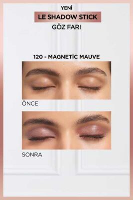 Loreal Paris Le Shadow Stick Göz Farı - 120 Magnetic Mauve - 3