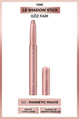 Loreal Paris Le Shadow Stick Göz Farı - 120 Magnetic Mauve - 2