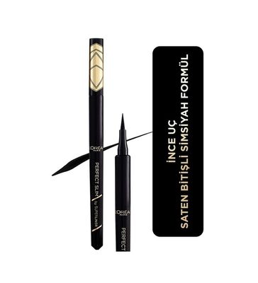 Loreal Paris Perfect Slim Superliner 24 H Waterproof Intense Black Suya Dayanıklı Eyeliner 01 - 1
