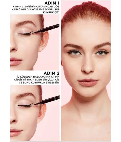 Loreal Paris Perfect Slim Superliner 24 H Waterproof Intense Black Suya Dayanıklı Eyeliner 01 - 3