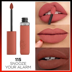 Loreal Paris Matte Resistance Mat Likit Ruj 115 Snooze Your Alarm - 2