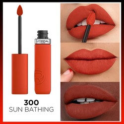 Loreal Paris Matte Resistance Mat Likit Ruj 300 Sunbathing - Thumbnail