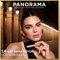 Loreal Paris Panorama Hacim Veren Maskara Black - Thumbnail